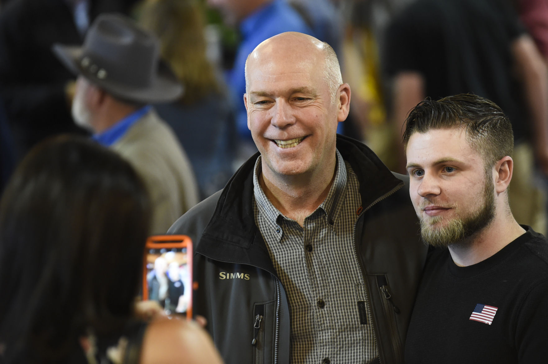 Greg Gianforte rally with Donald Trump Jr.